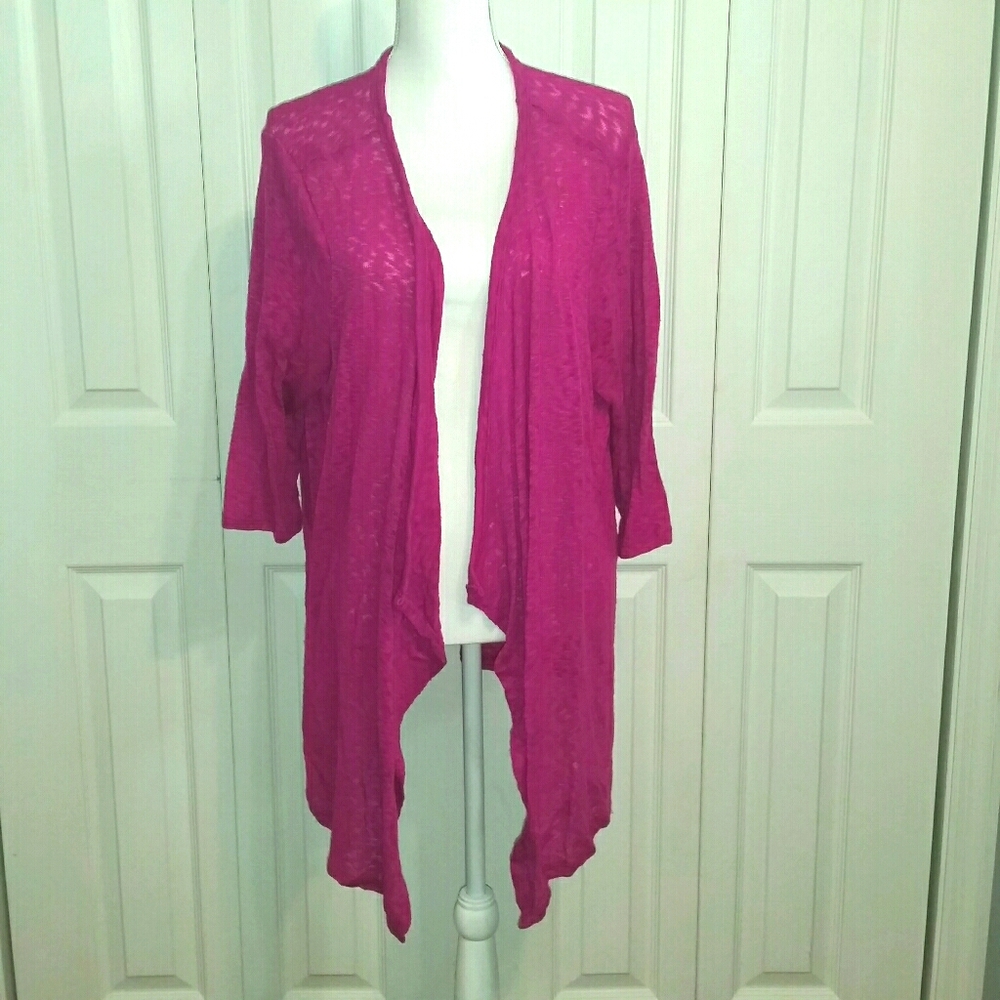 Terra & Sky Fuchsia Cardigan